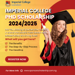 Imperial college phd scholarship 2024