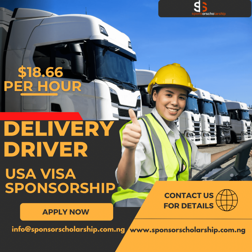 $18.66 Per Hour Delivery driver jobs USA