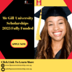 MCGILL UNIVERSITY SCHOLARSHIP