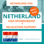 Netherland visa sponsorship jobs